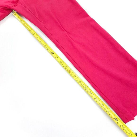 NEW Theory Virgin Wool Treeca 2 Classic Suit Trouser Dress Pants Old Money Pink - Picture 4 of 7